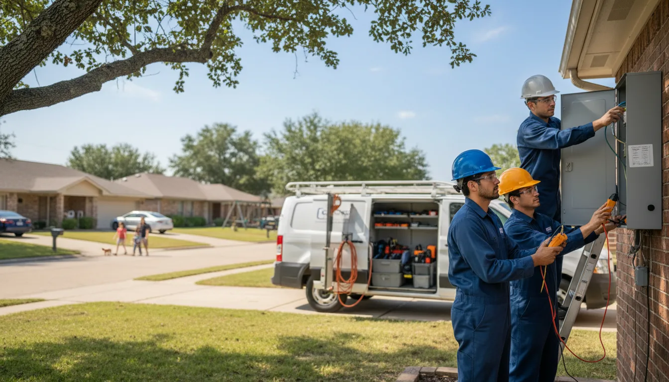 Certified electrician providing emergency electrical services in Adger, AL